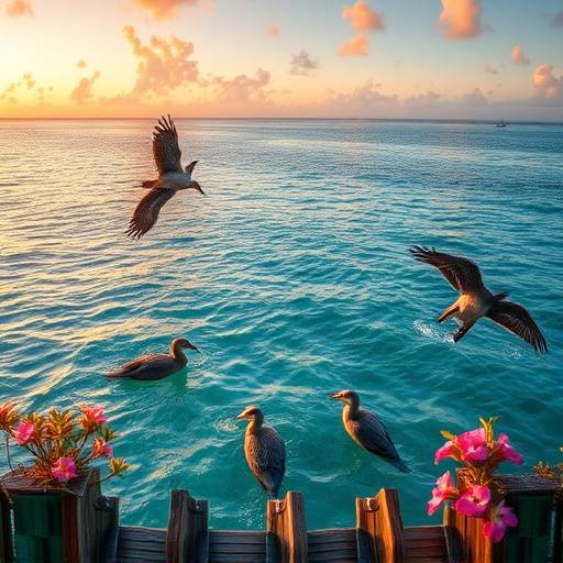 Photographing wildlife in the Florida Keys.