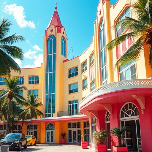 Tips for architectural photography in Miami's Art Deco district.